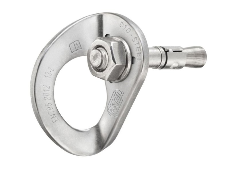 COEUR BOLT STEEL 10 mm OCELOVÝ nýt s okem P36BA 10+P36AA 10 - - Velikost: 10 mm