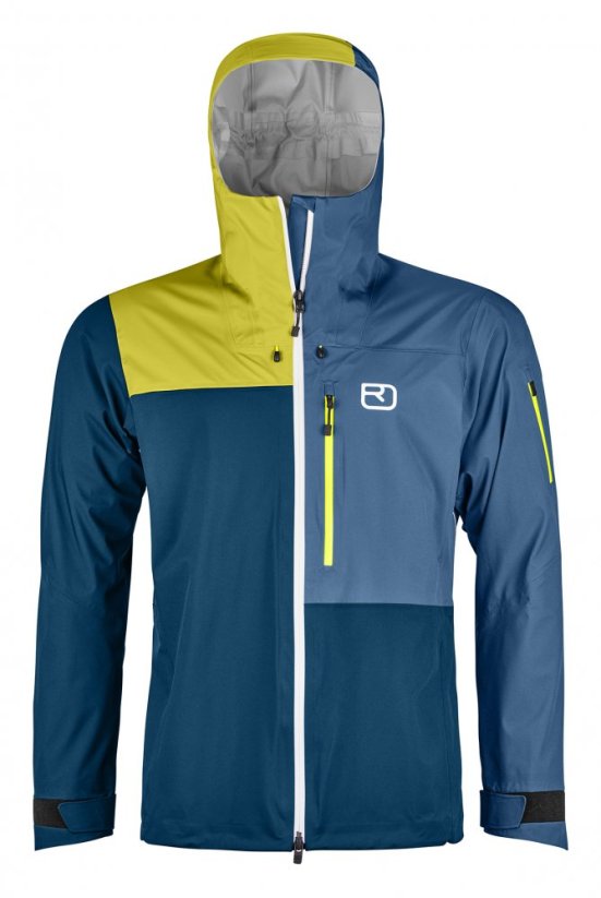 3L Ortler Jacket Men's - modrá - Petrol Blue - Velikost: M, Color: Petrol Blue