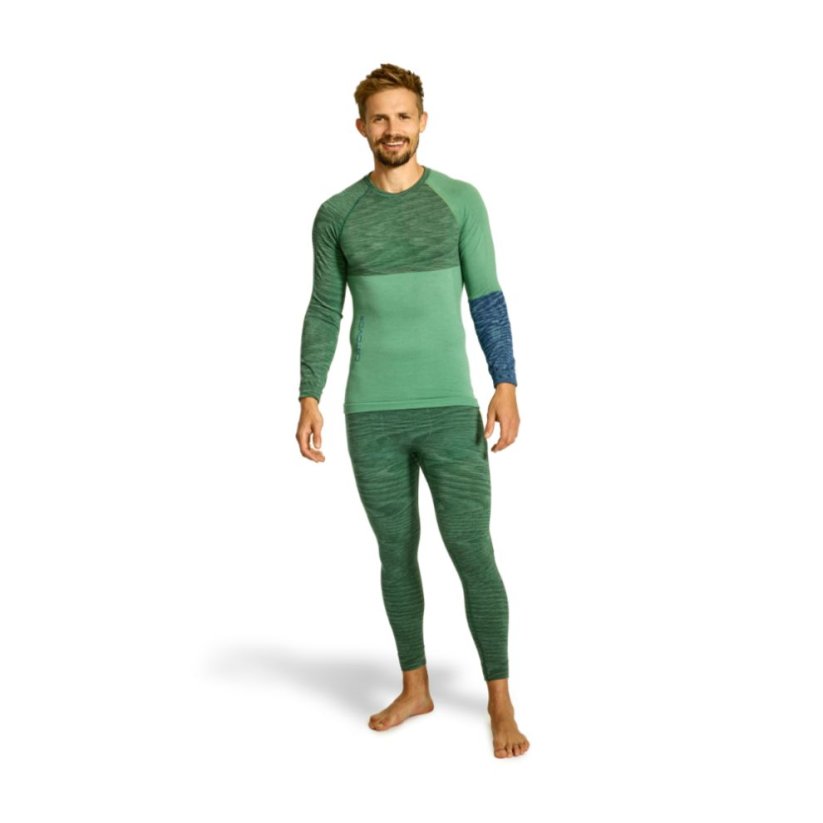 Ortovox 230 Competition Long Pants M pánské dlouhé spodky | Black raven | XXL