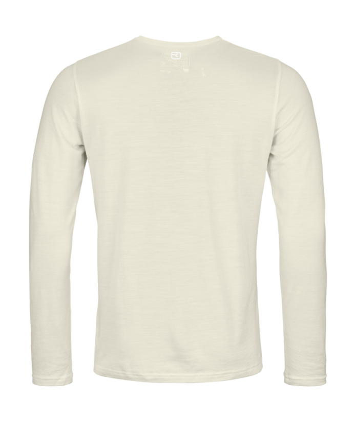 185 Merino Mtn Cutout Long Sleeve Men's - bílá - Non Dyed