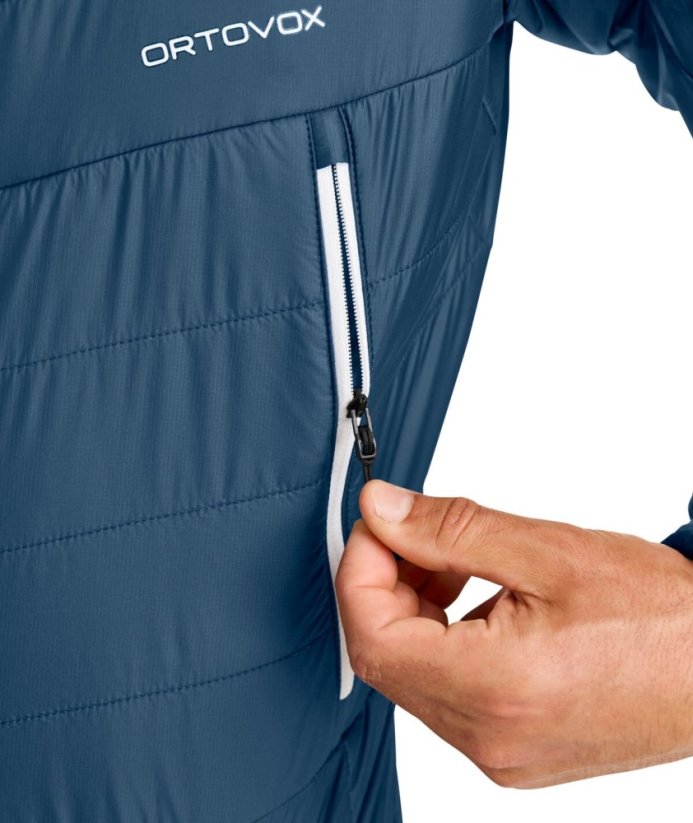 Westalpen Swisswool Jacket Men's - modrá - Deep Ocean - Velikost: XL, Color: Deep Ocean