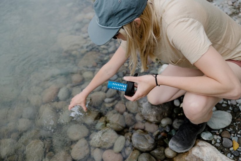 DAYCAP IN-BOTTLE FILTER uzávěr s integrovaným filtrem na láhve s širokým hrdlem (Nalgene) -