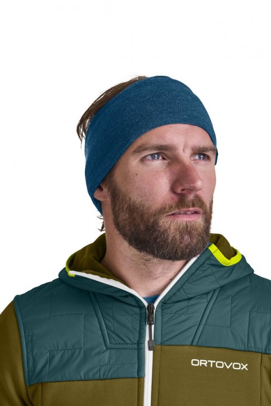 Wonderwool Headband - modrá - Mountain Blue