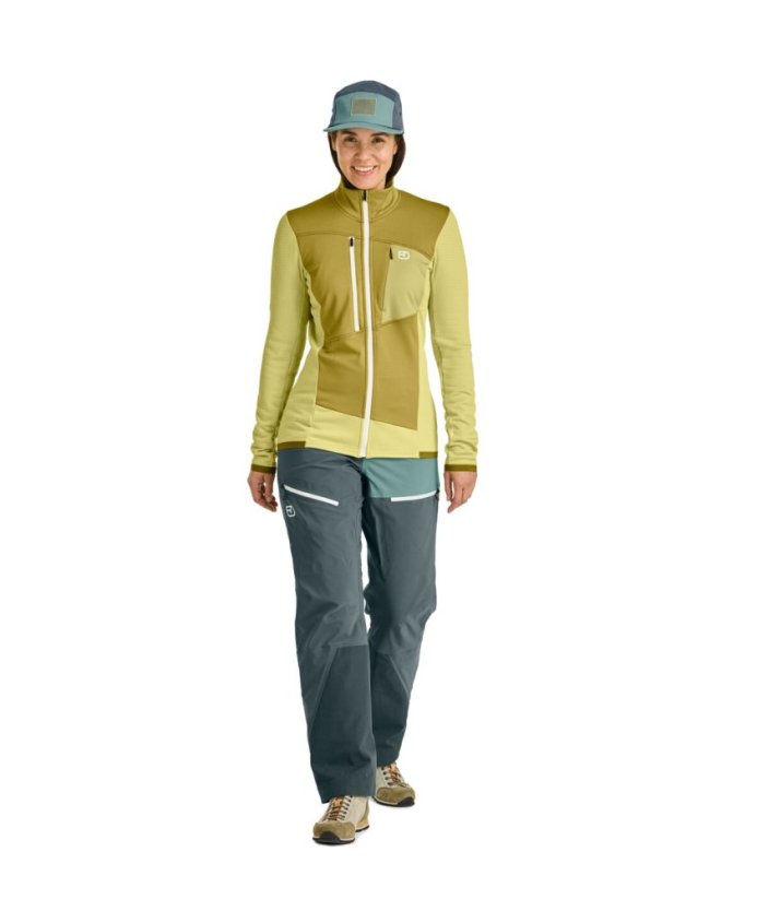 Fleece Grid Jacket Women's - šedá - Dark Arctic Grey