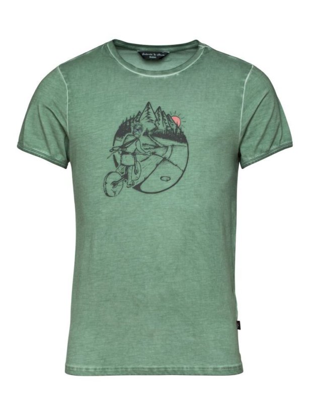 Chillaz HOMO MONS VELO GREEN WASHED pánské tričko zelené