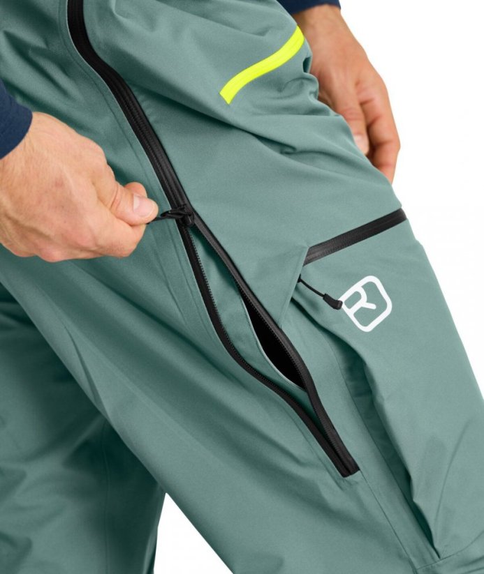 3L Deep Shell Bib Pants Men's - zelená - Green Pine