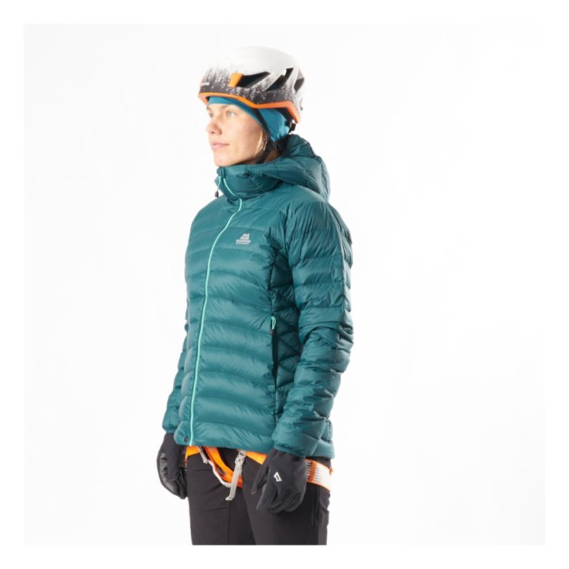 Mountain Equipment W Frostline Hooded Jacket dámská bunda | Deep Teal | L