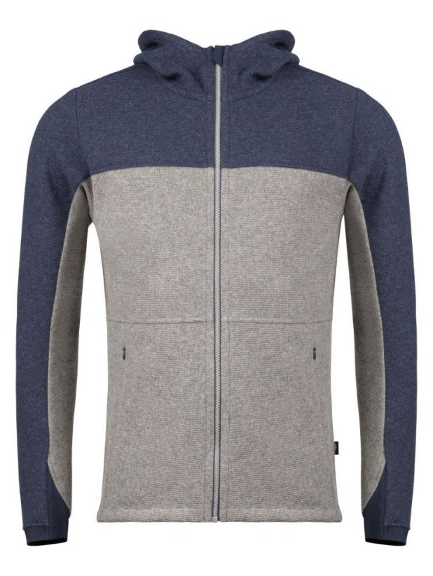 Chillaz ZERMATT GREY/BLUE MELANGE pánská bunda šedomodrá