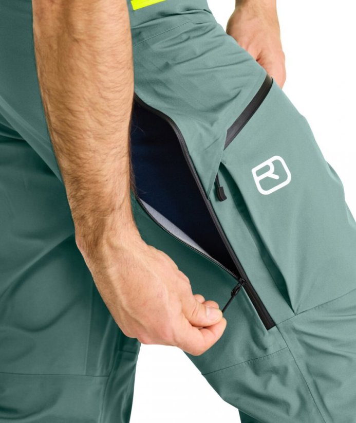 3L Deep Shell Pants Men's - šedá - Arctic Grey - Velikost: L, Color: Arctic Grey
