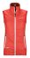 Piz Grisch Vest Women's - červená - Coral