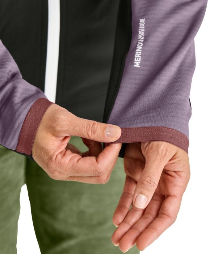 Fleece Rib Hoody Women's - zelená - Aquatic Ice