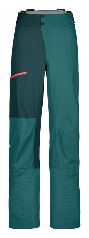 3L Ortler Pants Women's - červená - Coral