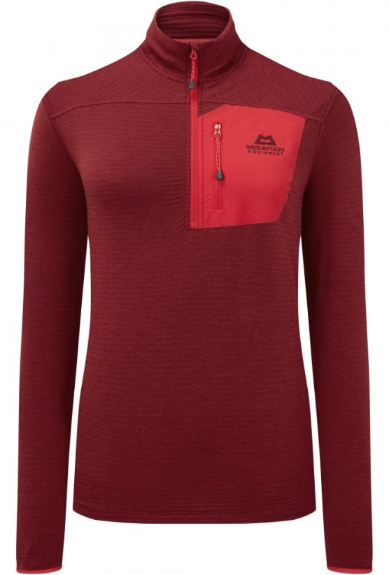 Lumiko Zip T-shirt Women's - červená - Capsicum Red