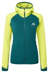 Eclipse Hooded Jacket Women's - modrá - D Teal/Fresh Green