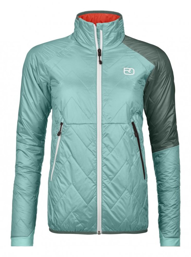 Swisswool Piz Vial Jacket Women's - modrá - Ice Waterfall