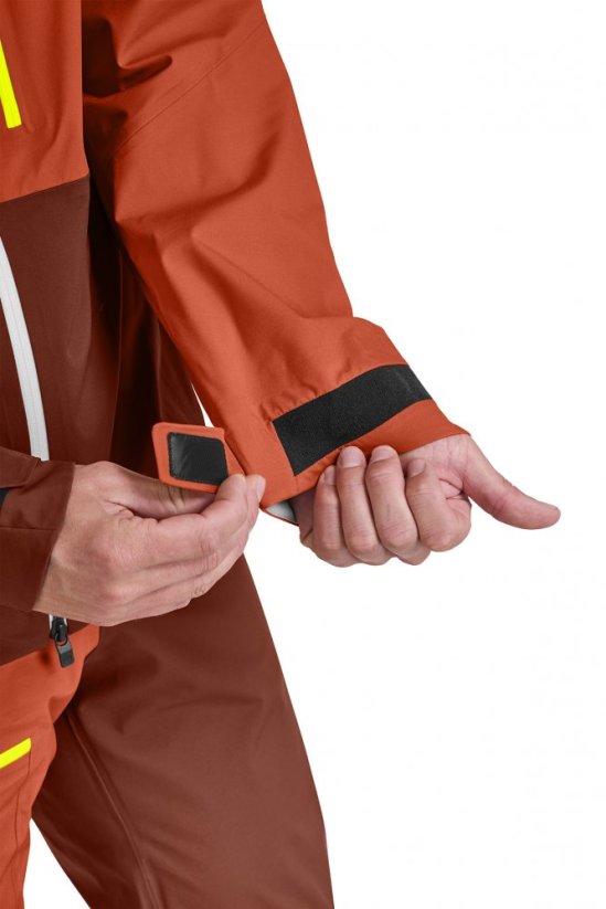 3L Ortler Jacket Men's - oranžová - Clay Orange