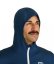 Fleece Hoody Men's - modrá - Deep Ocean - Velikost: L, Color: Deep Ocean