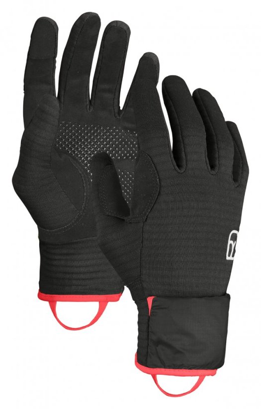Fleece Grid Cover Glove Women's - červená - Mountain Rose - Velikost: L, Color: Mountain Rose