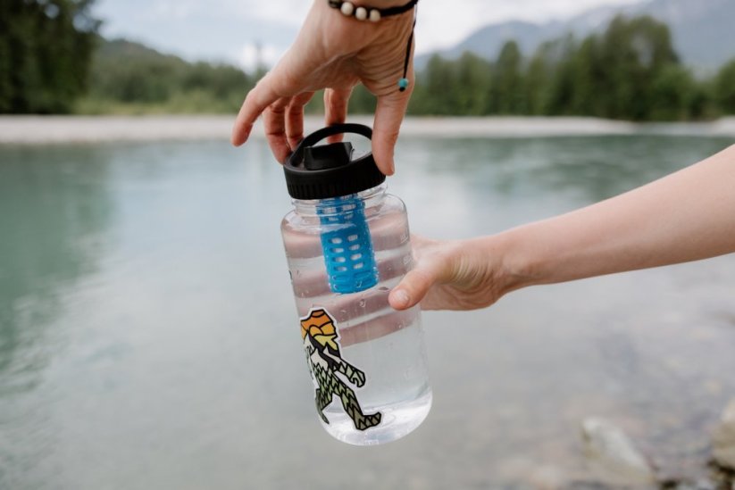 DAYCAP IN-BOTTLE FILTER uzávěr s integrovaným filtrem na láhve s širokým hrdlem (Nalgene) -