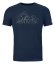 185 Merino Protact T-shirt Men's - modrá - Deep Ocean