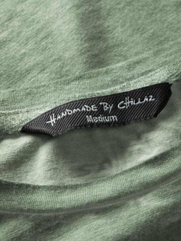 Chillaz WOODS AND MOUNTAINS GREEN WASHED pánské tričko zelené