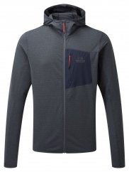 Lumiko Hooded Jacket Men's - šedá - Ombre Blue/Cosmos