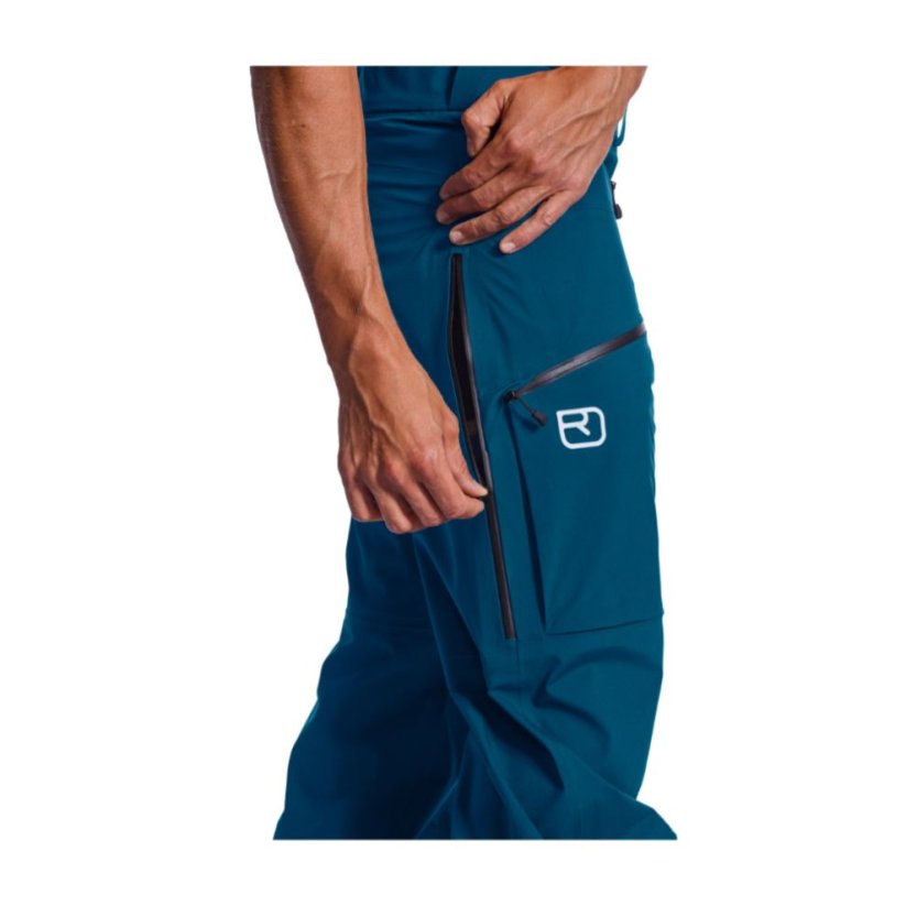Ortovox 3L Deep Shell Pants pánské kalhoty | Green Moss | XL