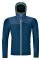 Fleece Plus Hoody Men's - modrá - Petrol Blue