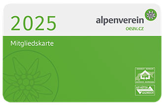 Alpenverein pojištění členská karta 2025