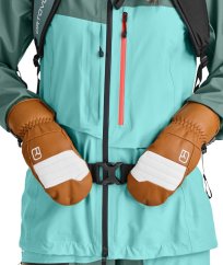 Full Leather Mitten Women's - hnědá - Bristle Brown