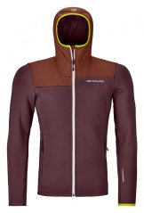 Fleece Plus Hoody Men's - červená - Winetasting