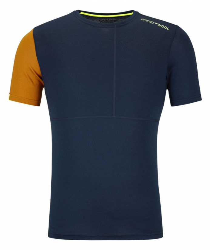 185 Rock'N'Wool Short Sleeve Men's - modrá - Deep Ocean