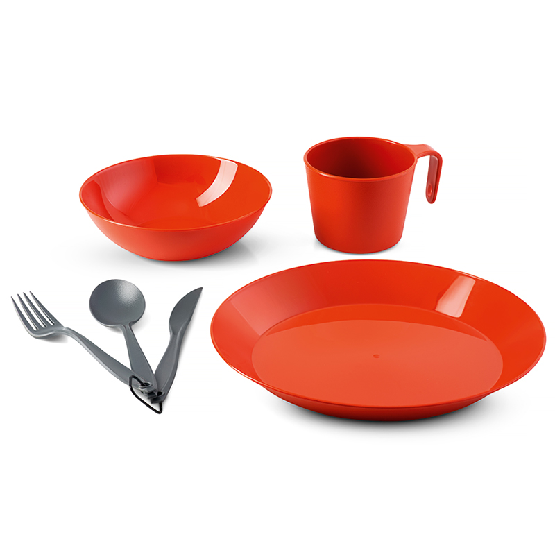 Cascadian 1 Person Table Set - terracotta