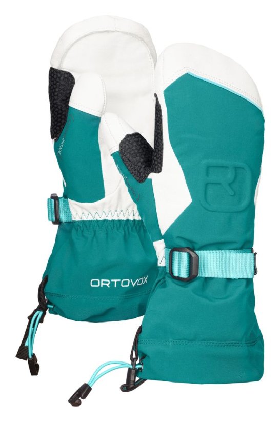 Ortovox W's Merino Freeride Mitten dámské rukavice | Pacific Green - Velikost: S