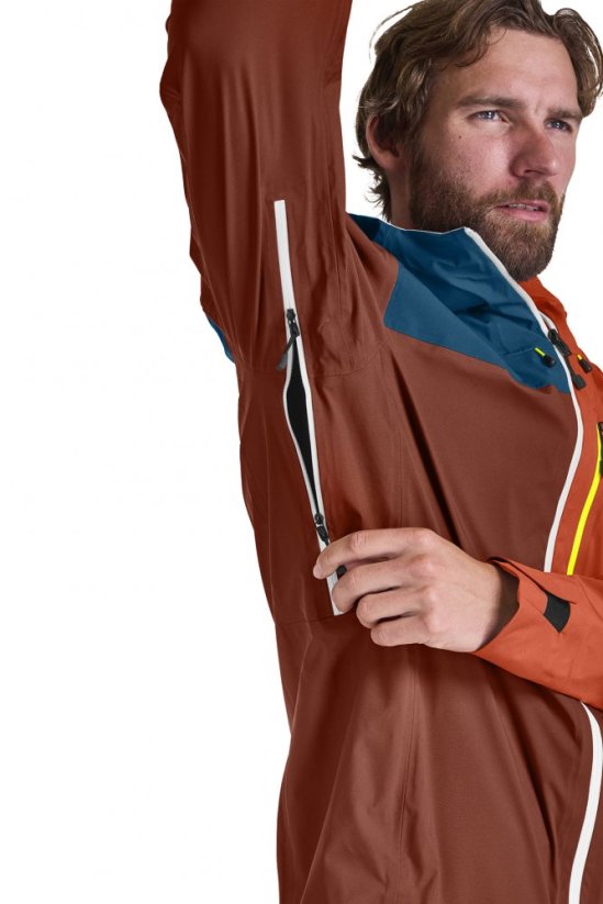 3L Ortler Jacket Men's - modrá - Petrol Blue - Velikost: M, Color: Petrol Blue