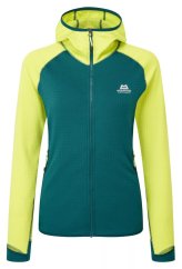 Eclipse Hooded Jacket Women's - modrá - D Teal/Fresh Green