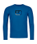 150 Cool Mtn Silhouette Long Sleeve Men's - modrá - Blue Note - Velikost: S, Color: Blue Note