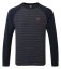 Mountain Equipment Redline LS Tee pánské triko | Cosmos stripe/Cosmo | S