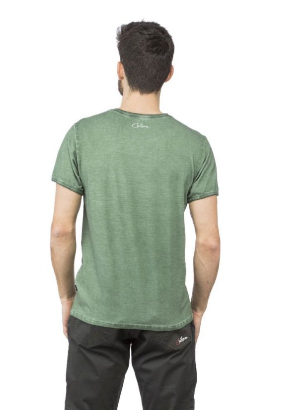 Chillaz HOMO MONS VELO GREEN WASHED pánské tričko zelené
