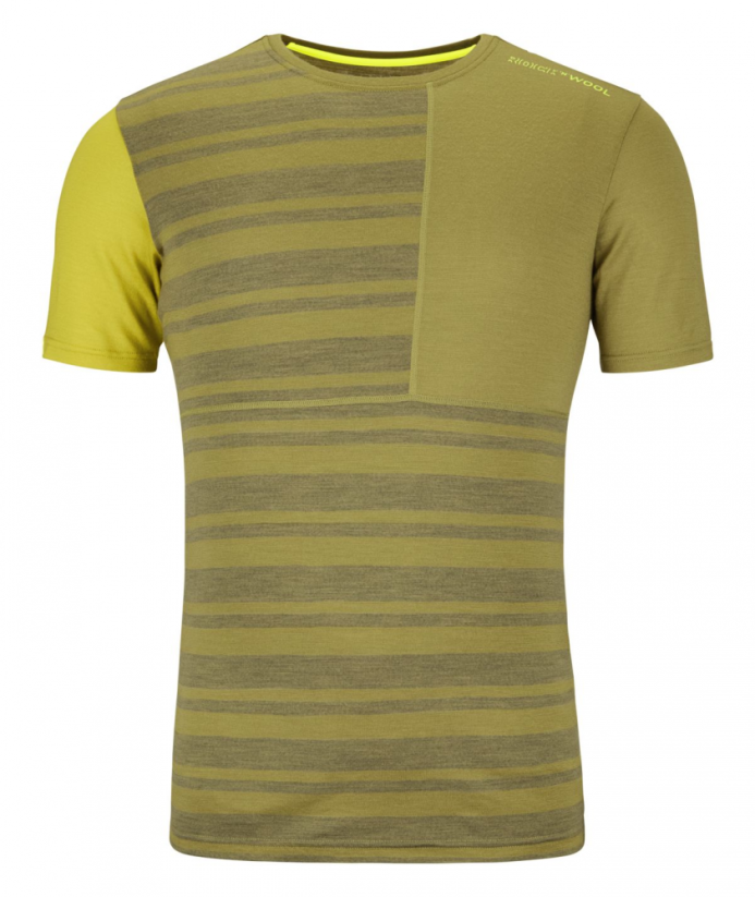 185 Rock'N'Wool Short Sleeve Men's - šedá - Grey Blend