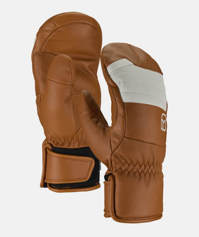 Full Leather Mitten Women's - hnědá - Bristle Brown