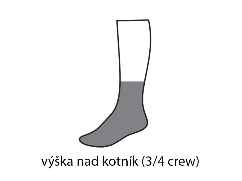 Hike LW MP 3/4 Crew Women's - grey/smoky blue/830 - Velikost: S, Varianta: grey/smoky blue/830