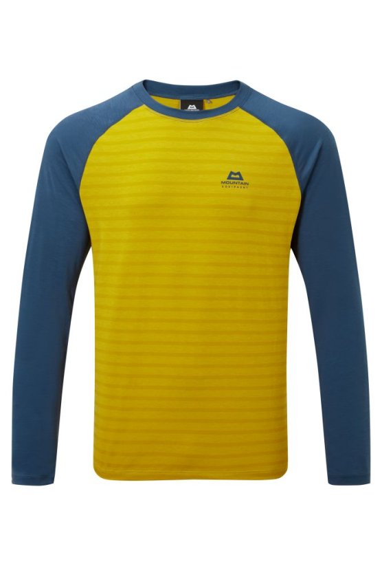 Mountain Equipment Redline LS Tee pánské triko | Cosmos stripe/Cosmo | S