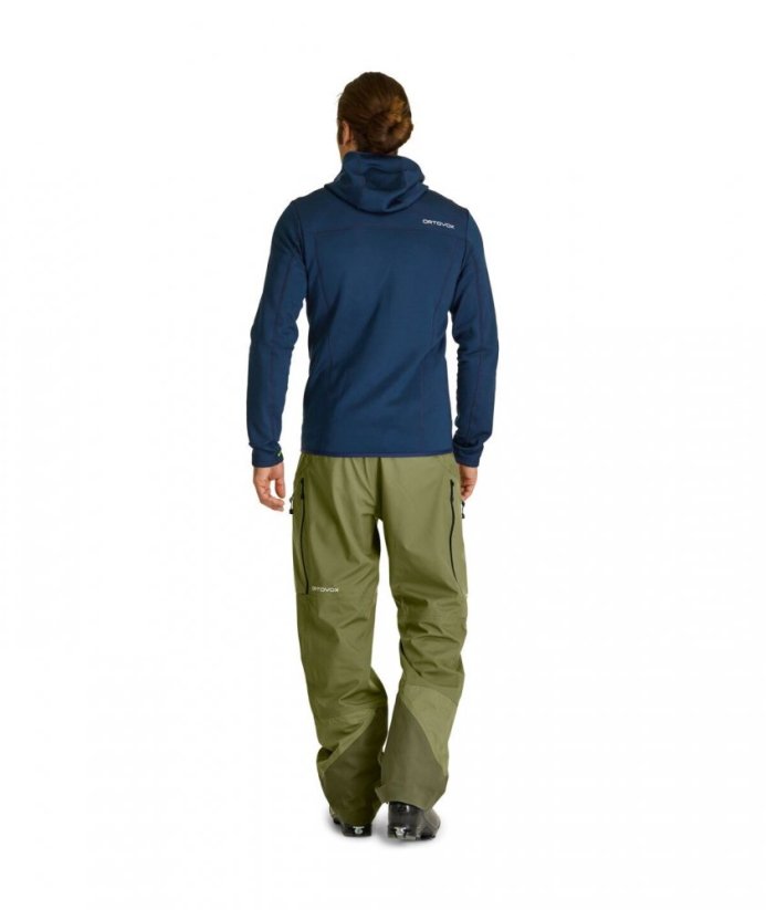 Fleece Hoody Men's - modrá - Deep Ocean - Velikost: L, Color: Deep Ocean