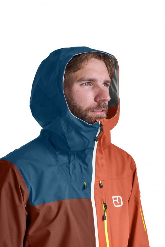 3L Ortler Jacket Men's - modrá - Petrol Blue - Velikost: M, Color: Petrol Blue