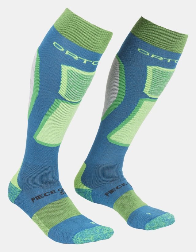 Ski Rock'n'Wool Socks - Blue Sea - Color: Blue Sea, Size: 39-41