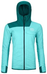 Ortovox W's Piz Badus Jacket dámská vlněná bunda | Ice Waterfall | S