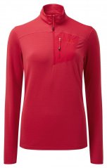 Lumiko Zip T-shirt Women's - červená - Capsicum Red