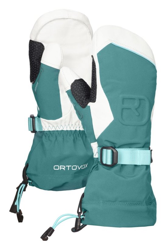 Ortovox W's Merino Freeride Mitten dámské rukavice | Pacific Green - Velikost: S