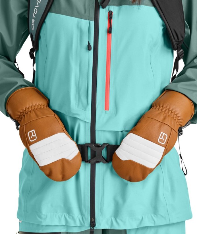 Full Leather Mitten Women's - hnědá - Bristle Brown